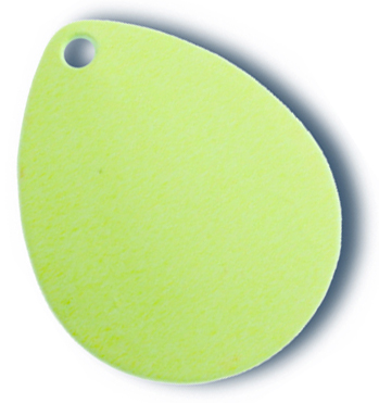 -30 - Colorado Blade #4 Fluorescent Chartreuse - 10 Pack