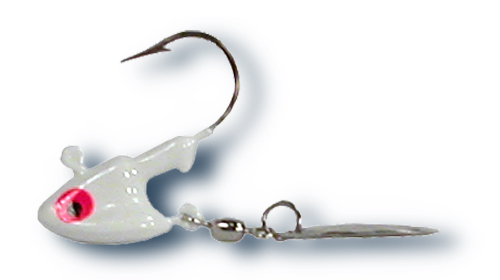 55223 - White 1/8 oz SS Original Flasher Twin Pack