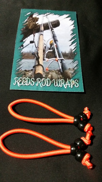 642014-25244 - Small Neon Orange Reeds Rod Wraps 